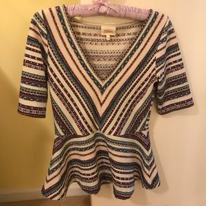 Anthropology peplum shirt